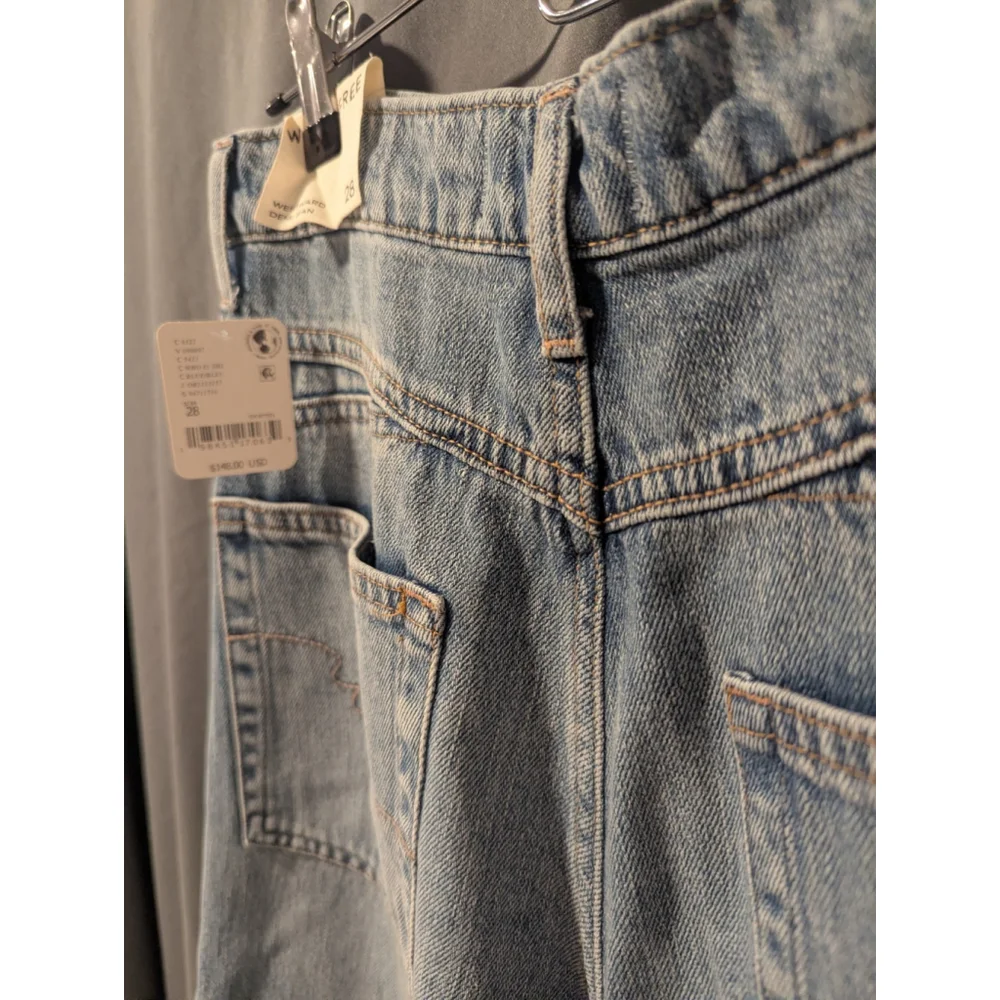 Free People Westward Denim Jean Size 28 Woman's NWT - Picture 9 of 12
